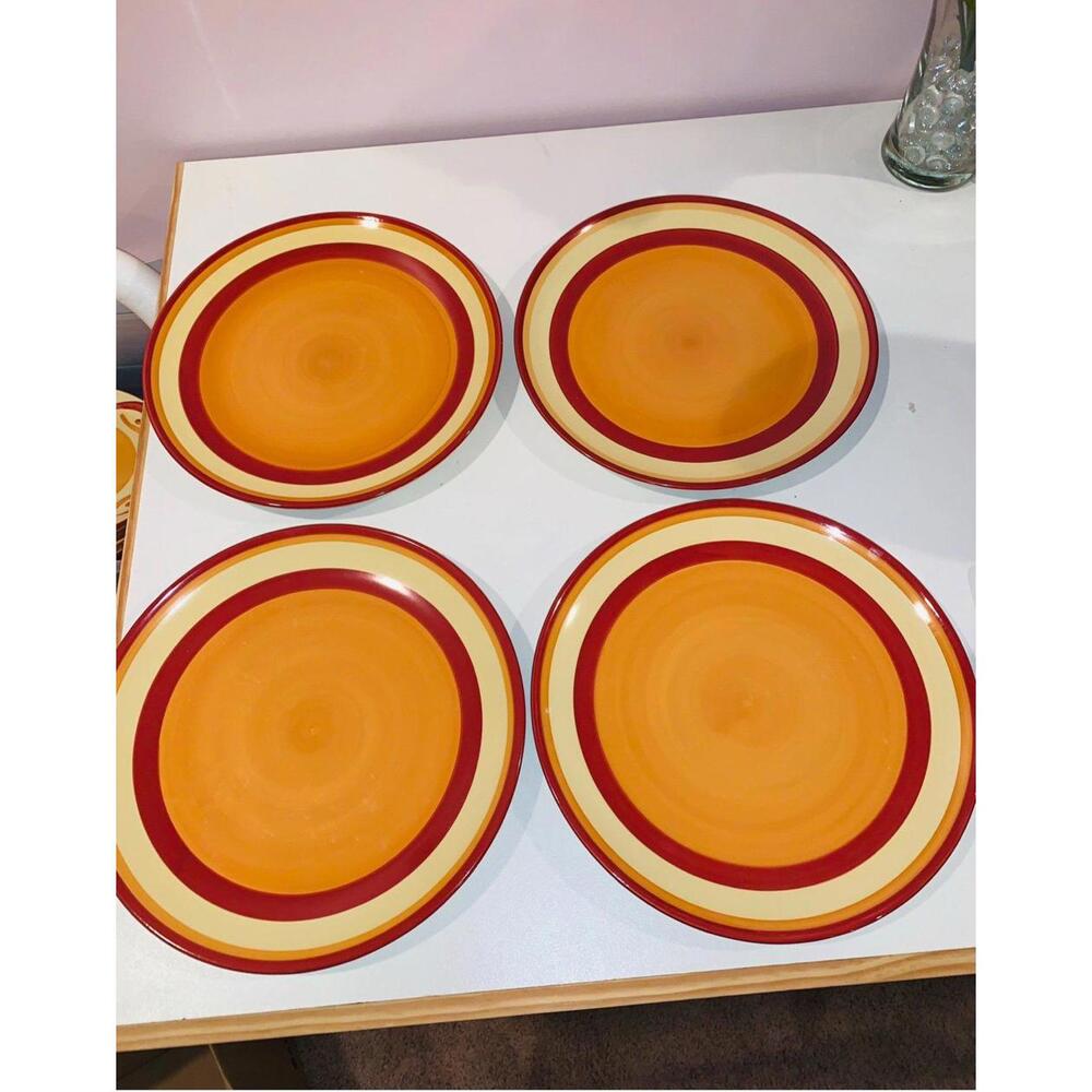 Southern living Gail Pittman sienna dinner plates x4